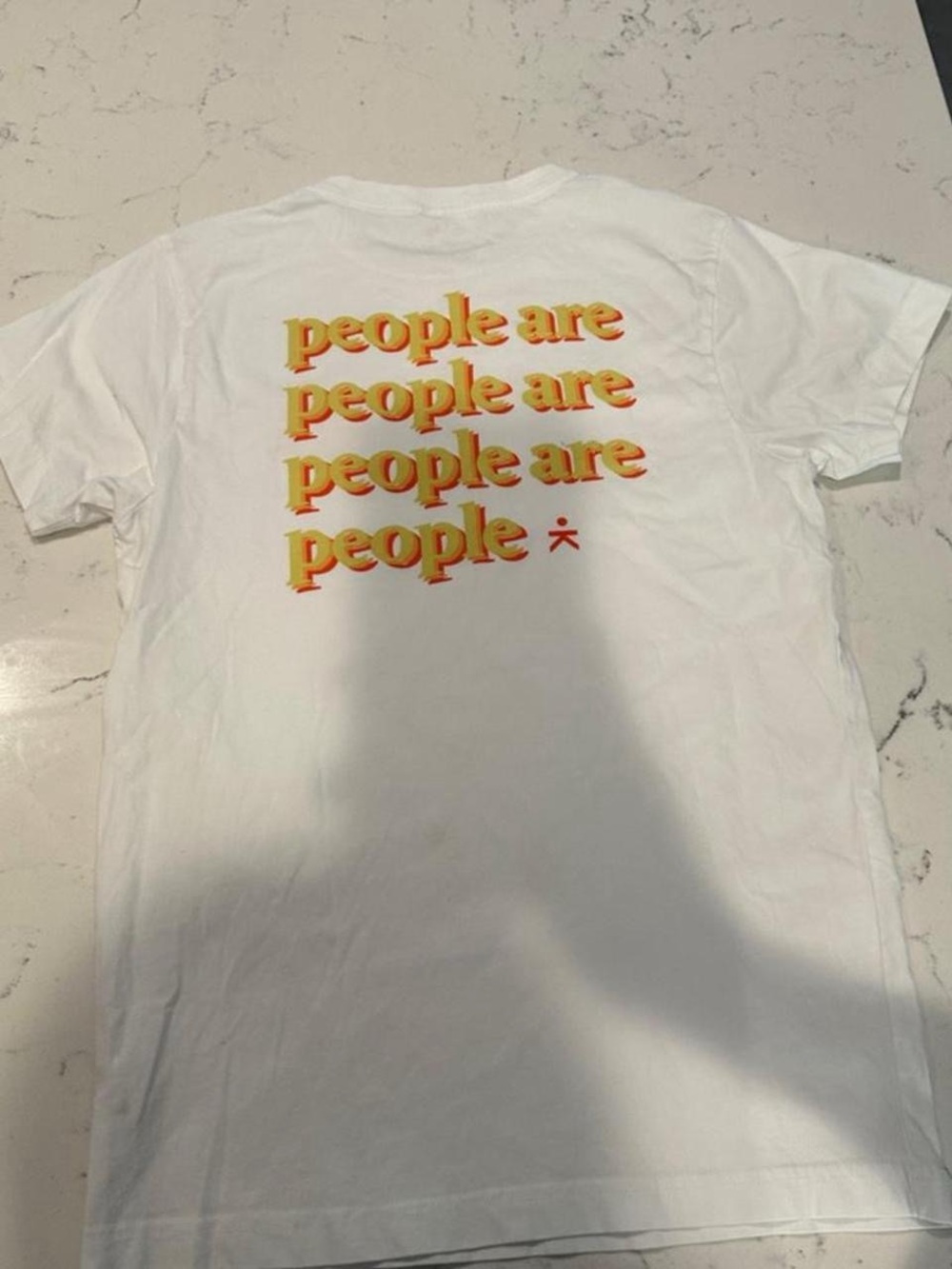 People Are Graphic White Short-Sleeve T-Shirt